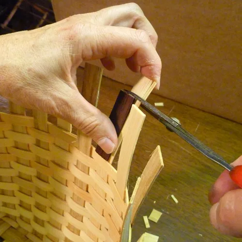 Template to cut stakes