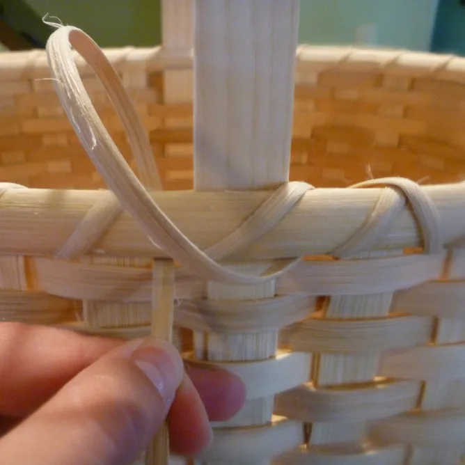 Over the handle
