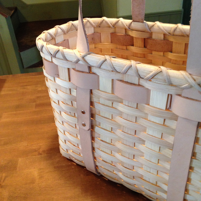 Leather Handled Tote Strapping Tutorial