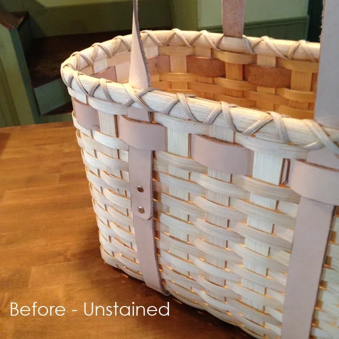 Unstained basket