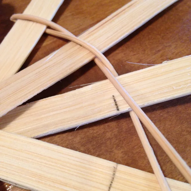 Twining creates a twisted pattern