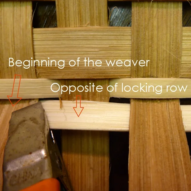 Opposite of the locking row