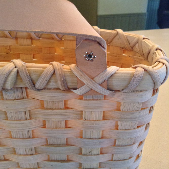Weaving with Leather Handles
