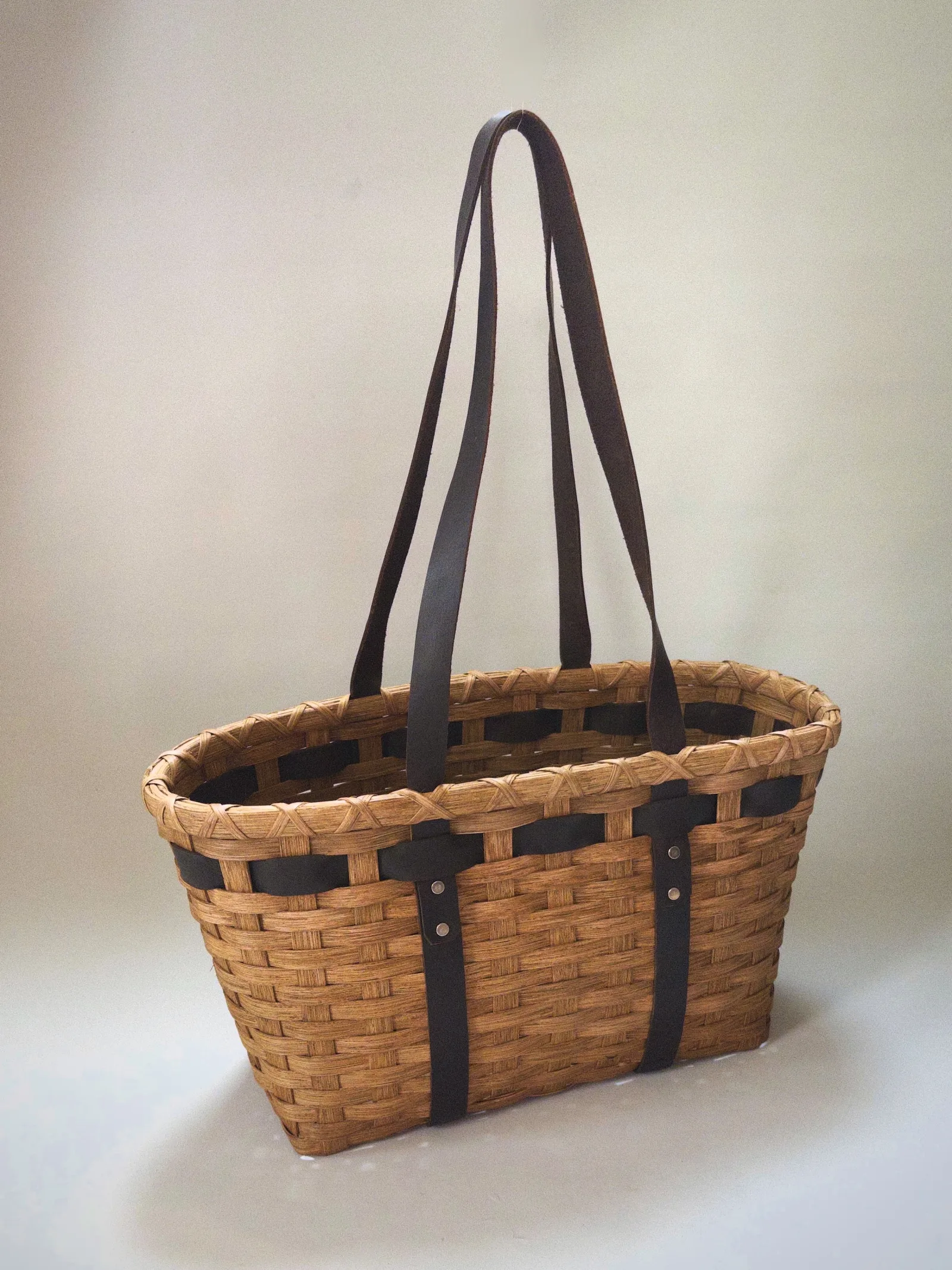 Shoulder Leather Handled Tote — image 2