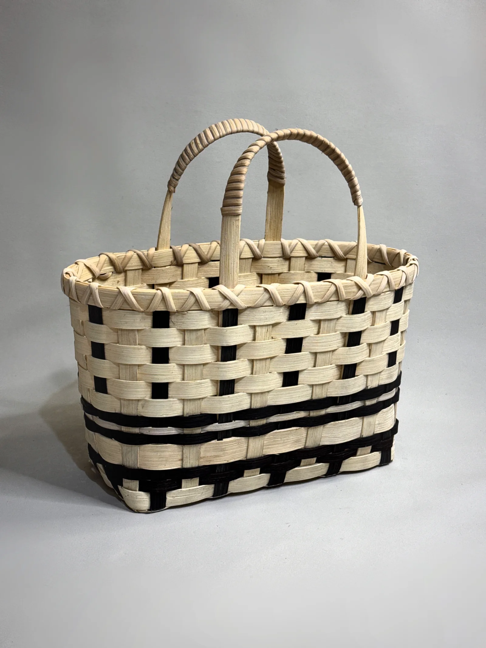 Heritage Striped Tote Basket — image 4