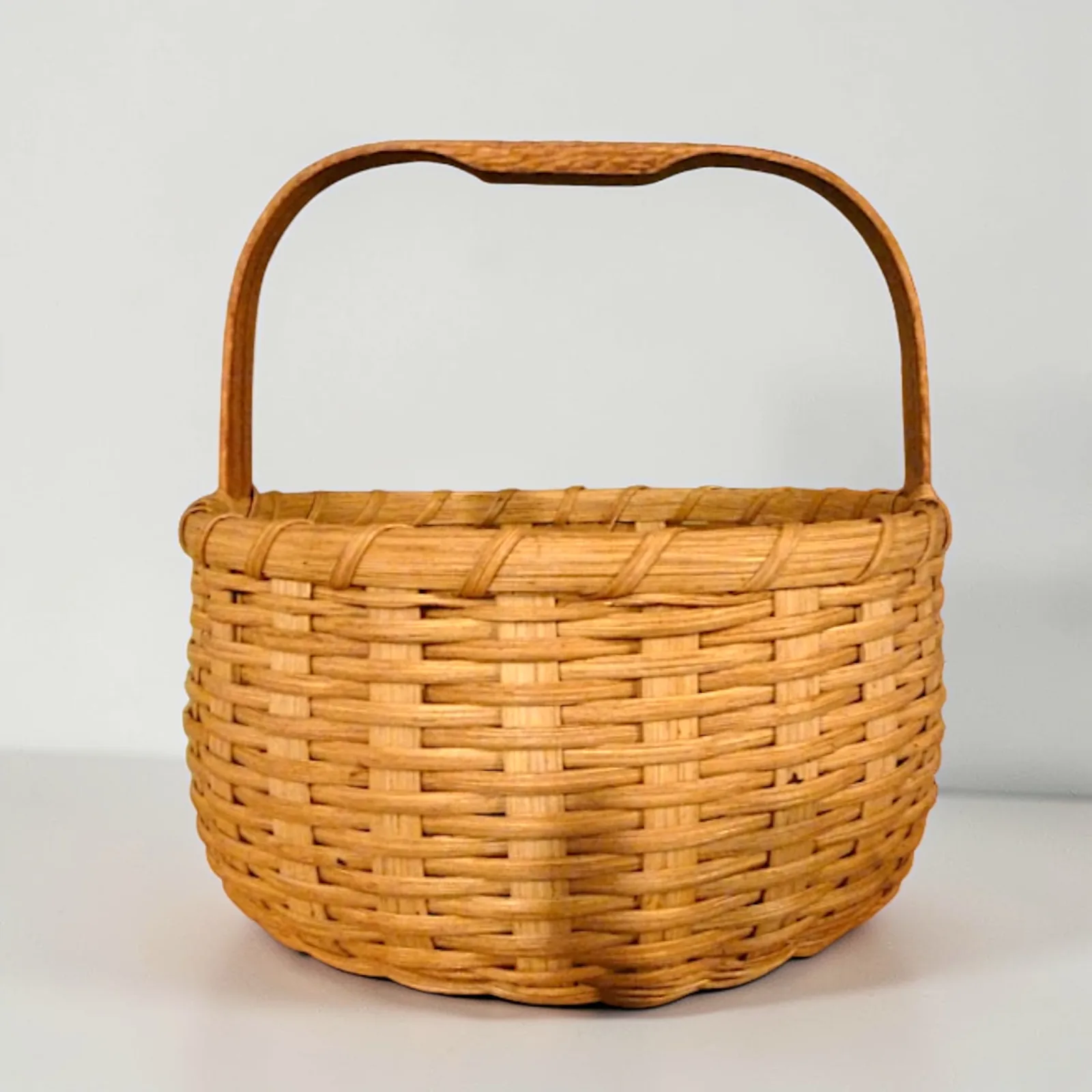 Double Bottom Round Basket — image 1