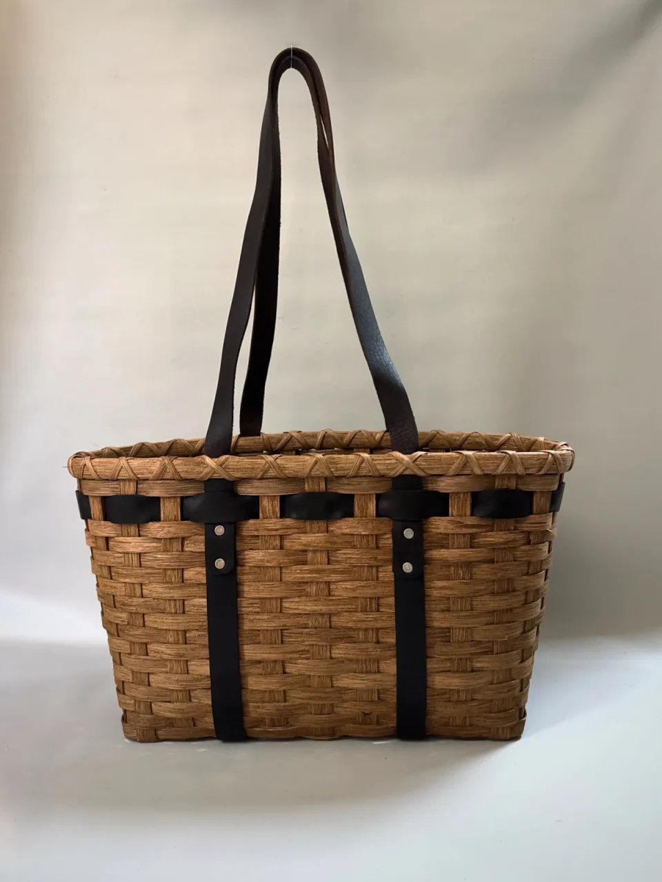 Shoulder Leather Handled Tote