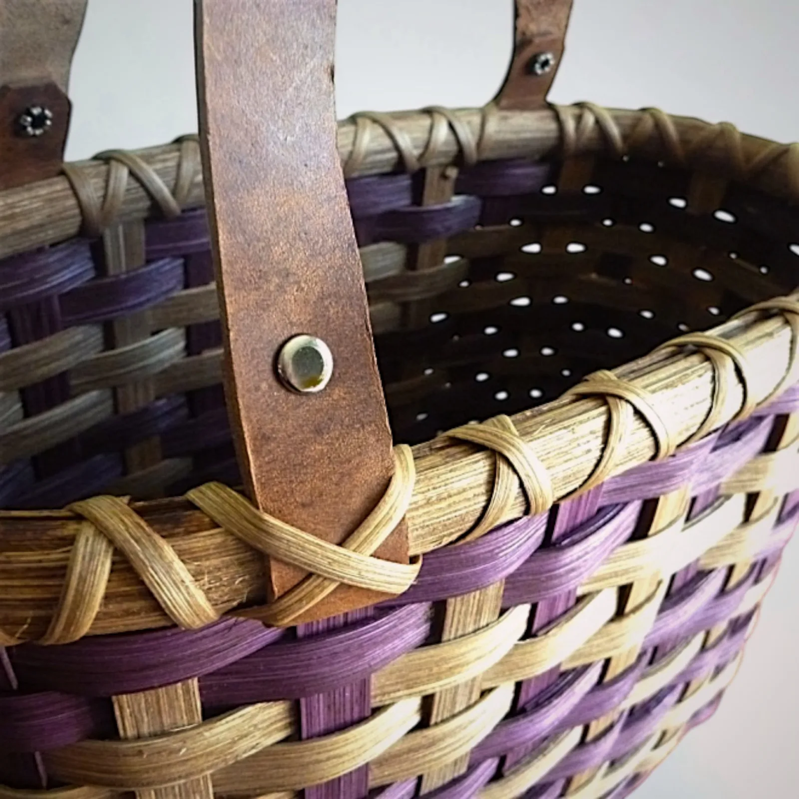 Plaid Tote Basket — image 2