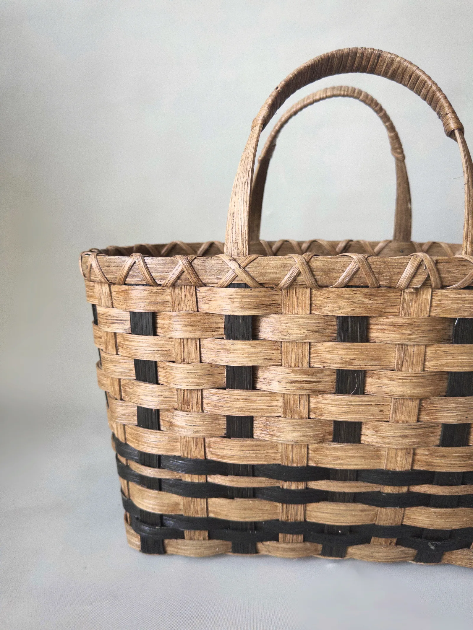 Heritage Striped Tote Basket — image 5
